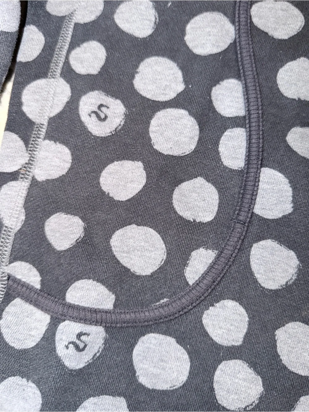 Vintage lululemon athletica Gray Polka Dot Scuba